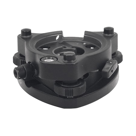 Sitepro 1200 Swiss-Style Tribrach W/ Optical Plummet, Black 05-1200-B